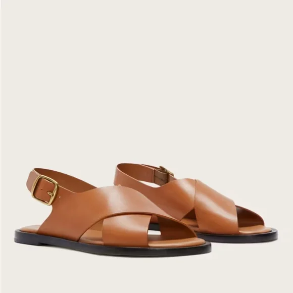 Everlane The City Crossover Sandal Desert Tan - Picture 4 of 6